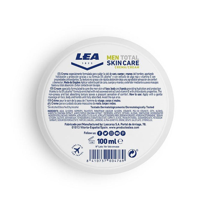 Lea Men Total Skin Care Face, Body, Hands Cream (100 ml)