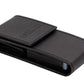 Merkur Leather Case empty for Razor 23001 and 10 Blades, Black