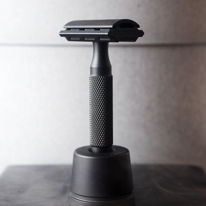 Rockwell Razors 6S PVD Noir Rasoir de Sécurité Réglable en Acier Inoxydable