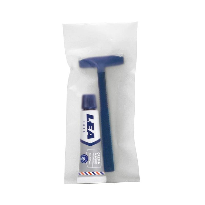 Lea Premium 2 - Shaving Kit (8Gr Shaving Cream + Premium 2 Pivoting Razor) Pack of 24