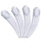 Disposable Polystyrene Boomerang Spatula, Clear 2.4 inch (50pcs/Bag)