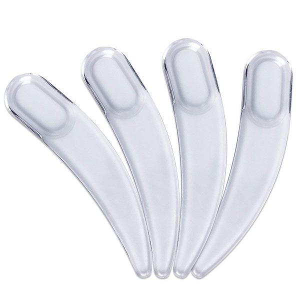 Spatule boomerang en polystyrène jetable, transparente 2,4 pouces (50 pièces/sac)