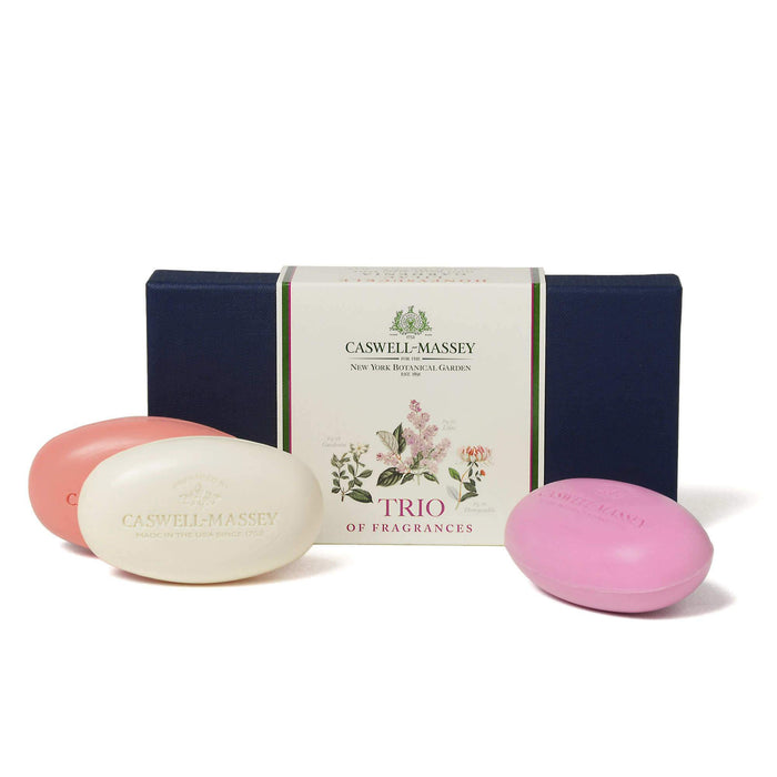 Caswell Massey NYBG Trio of Florals Three Bar Soap Set