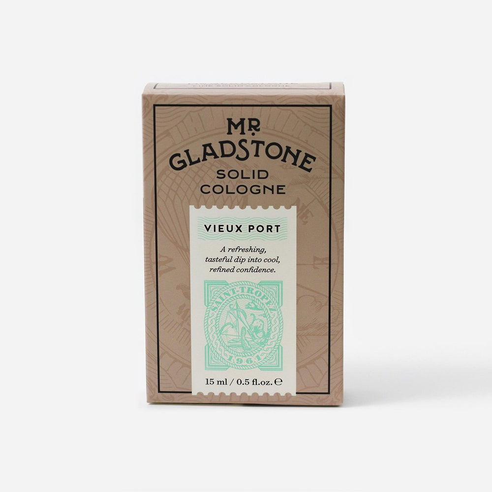 M. Gladstone Vieux Port Solid Cologne - Parfum fin rappelant Saint-Tropez de 1961
