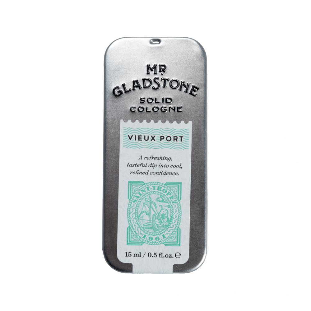 Mr. Gladstone Vieux Port Solid Cologne - Fine Fragrance Reminiscent of 1961 Saint-Tropez, Solid Cologne