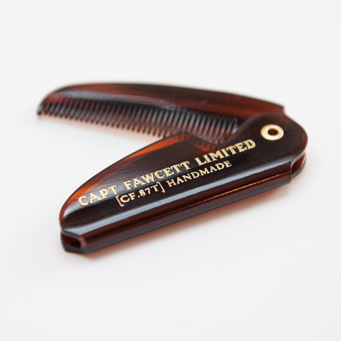 Captain Fawcett's Wax & Moustache Comb Gift Set(Malt Whiskey)